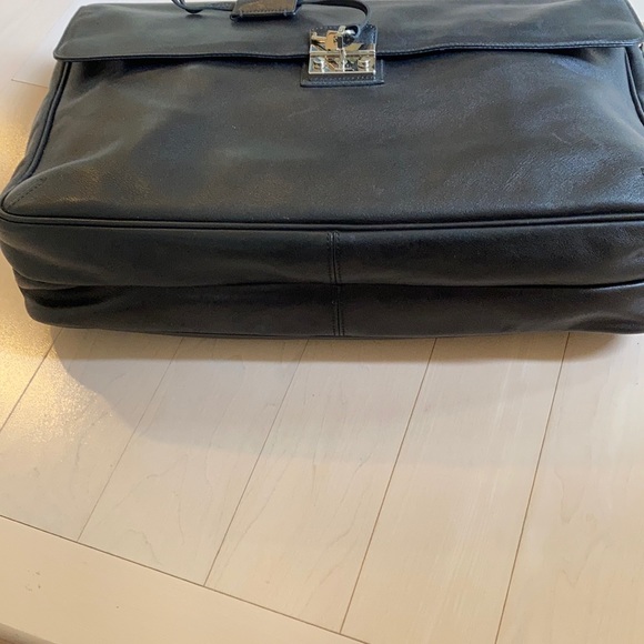 Like new COACH black leather briefcase Briefcases